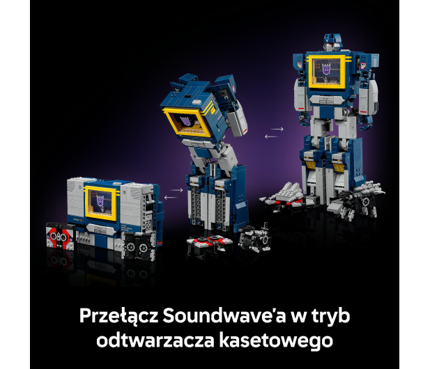 LEGO Icons 10358 Transformers: Soundwave - 1331679 - zdjęcie 7